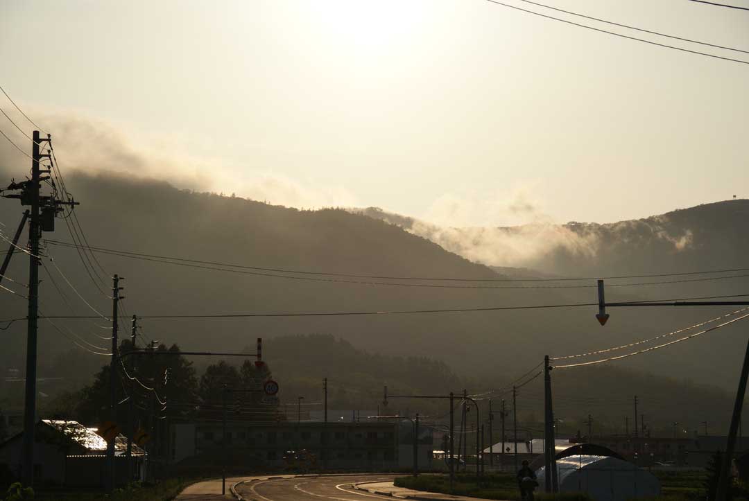 仁木町銀山の風景