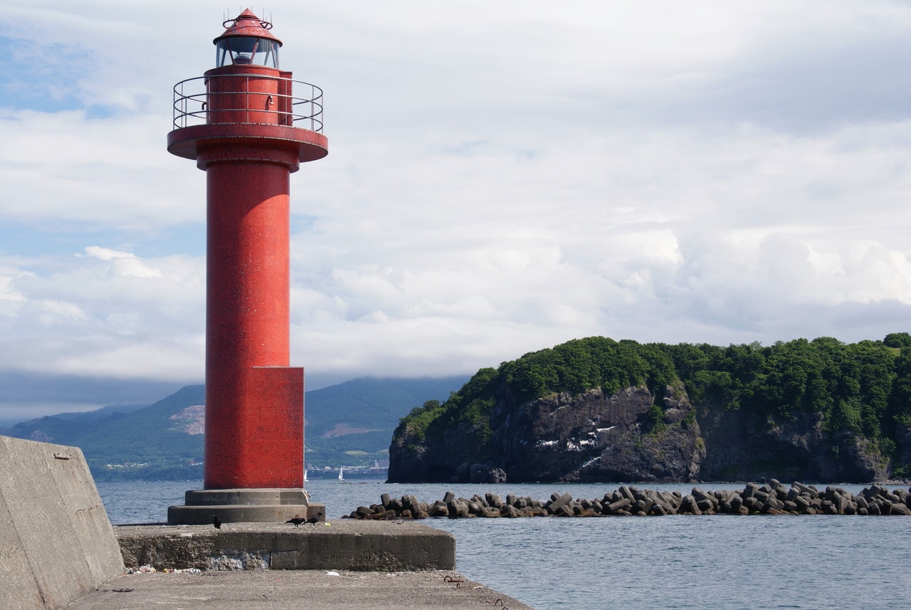 写真：小樽撮影スポット#3「祝津漁港と高島岬」