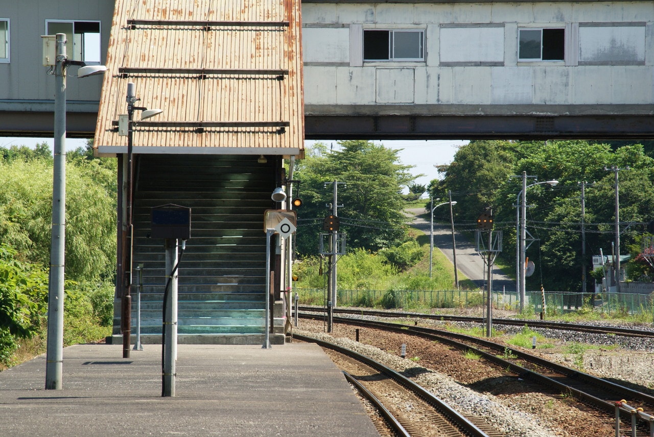 写真北海道撮影スポット室蘭本線豊浦駅