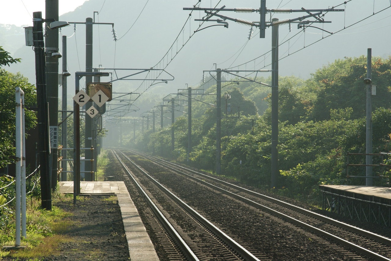 写真北海道撮影スポット室蘭本線富浦駅