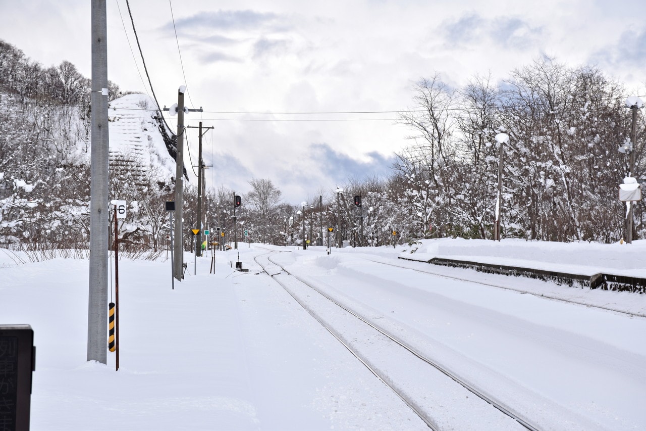 写真：北海道の無人駅冬編「函館本線・然別駅と銀山駅」
